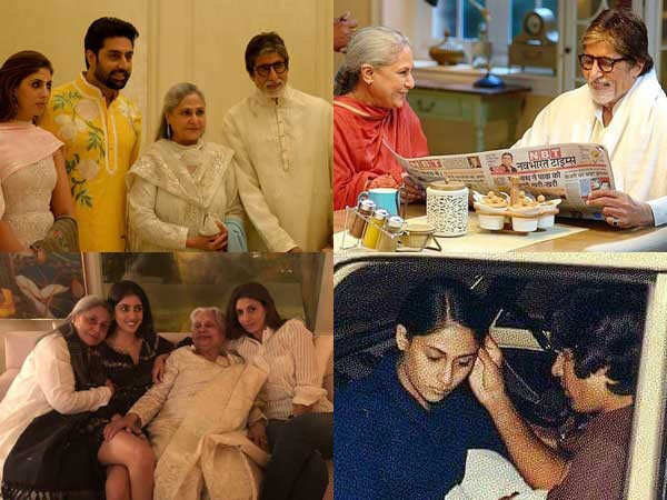 Here are some lovely pictures of Jaya Bachchan with her family