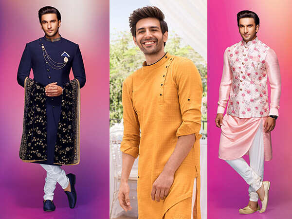 Indo western clearance kurta manyavar