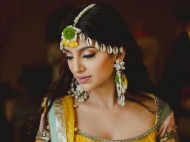 Pictures: Miheeka Bajaj Opts for a Stunning Yellow Lehenga for her Haldi