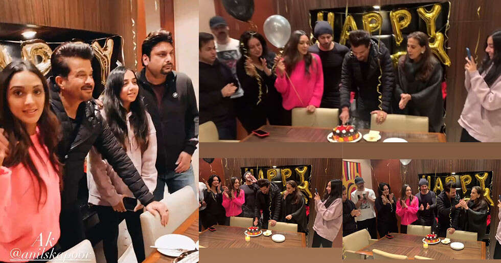 Anil Kapoor Celebrates His Birthday On The Set Of Jug Jugg Jeeyo With Varun Dhawan Kiara Advani Techiazi