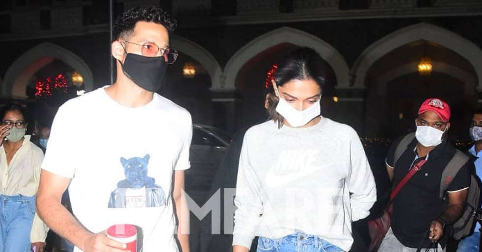 Photos: Deepika Padukone and Siddhant Chaturvedi snapped together ...