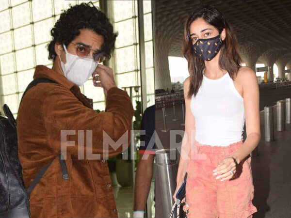 Photos: Ananya Panday and Ishaan Khatter leave for a holiday together ...