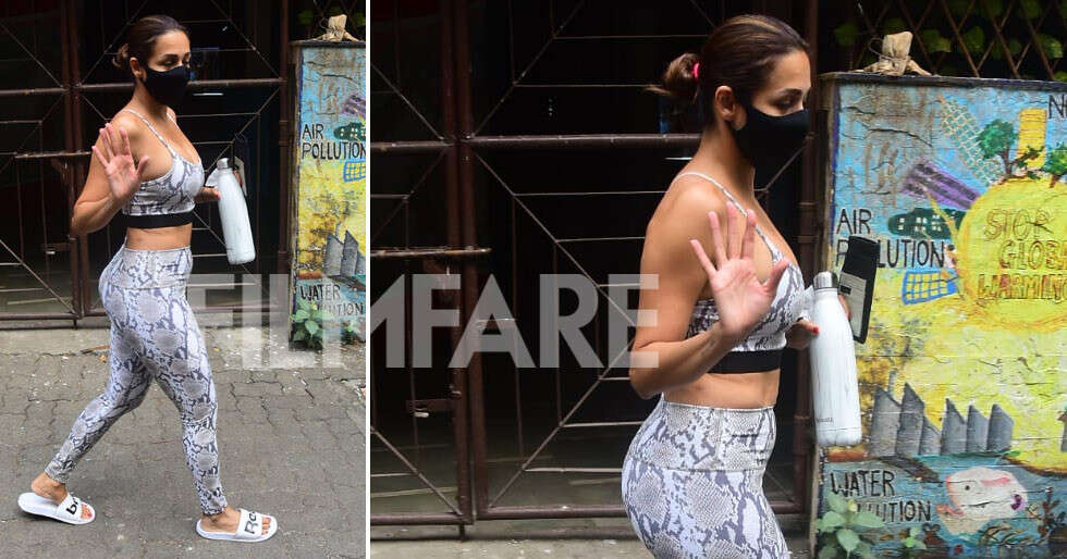 Photos Malaika Arora Snapped Post A Workout Session Techiazi