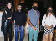 Shilpa Shetty Kundra steps out with Raj Kundra, Riteish Deshmukh and Genelia Deshmukh