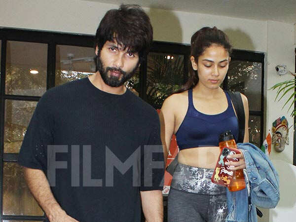 Spotted Shahid Kapoor And Mira Kapoor Post An Extensive Workout Session Filmfare Com