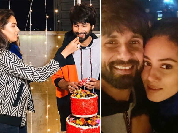 All inside pictures and videos from Shahid Kapoor's birthday ...