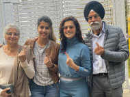 Taapsee Pannu casts her vote with family for Delhi elections 2020