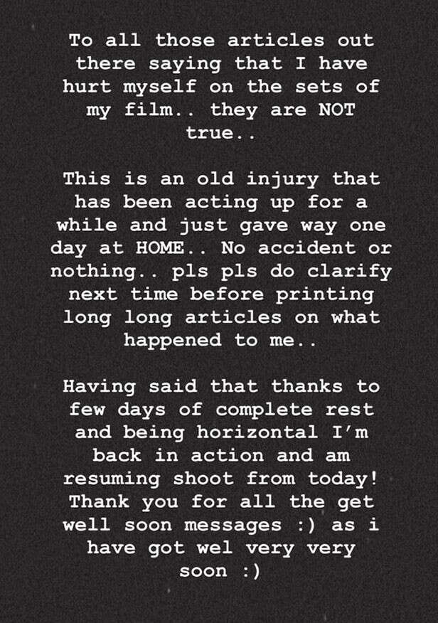 Alia Bhatt refutes the rumours of being injured on the sets of Gangubai Kathiawadi