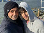 Bobby Deol shares a selfie with son Aryaman Deol