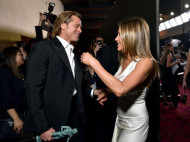 Brad Pitt and Jennifer Anniston’s reunion at the SAG Awards is all heart