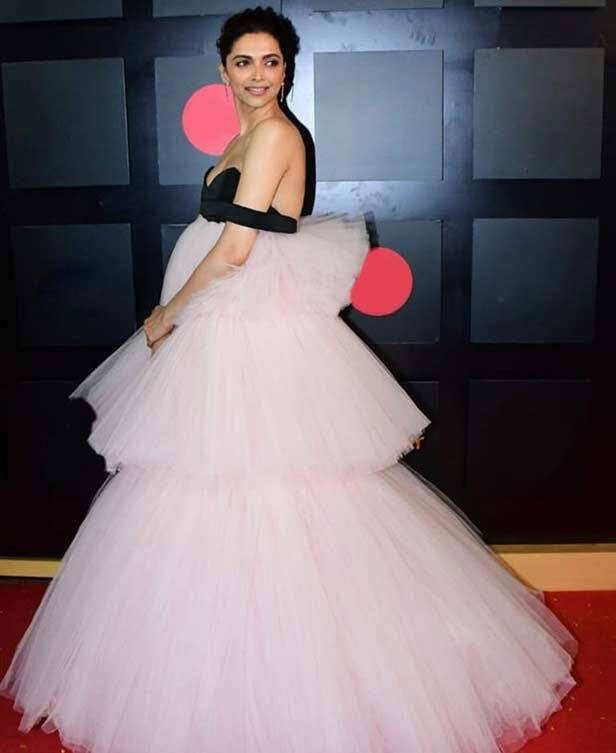 deepika padukone pink gown