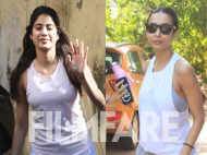 Spotted: Malaika Arora and Janhvi Kapoor post their gym session