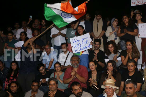 Protest against JNU violence