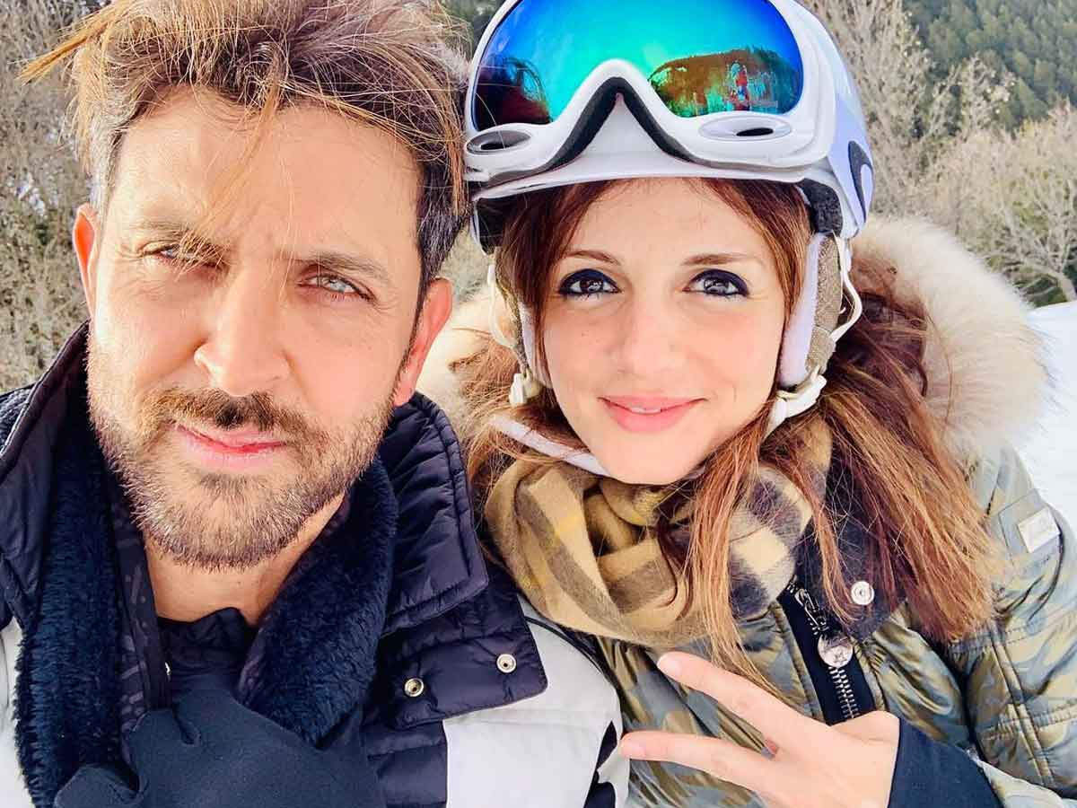 Sussanne Khan Explains Hrithik Roshan the Trending Hashtag Challenge