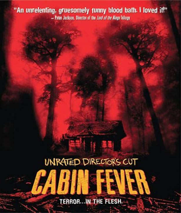cabin woods flesh water horror movie