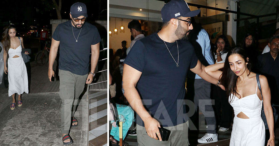 Malaika Arora and Arjun Kapoor step out for a date night | Filmfare.com