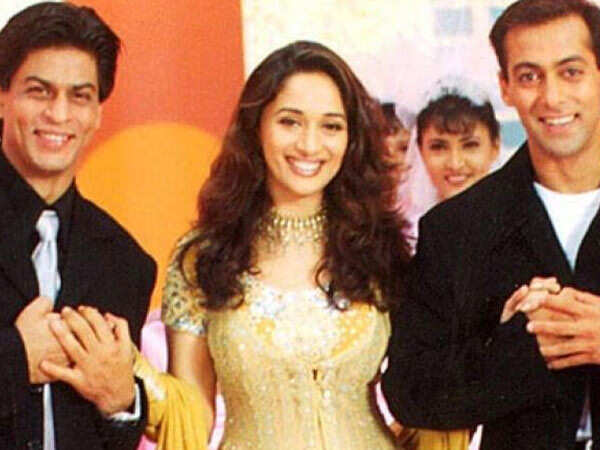 salman khan madhuri dixit shahrukh khan song