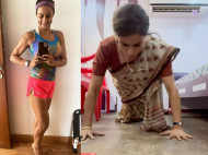 Viral video: Gul Panag does pushups in a saree