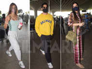 Disha Patani, Diana Penty and Sidharth Malhotra spotted at the airport