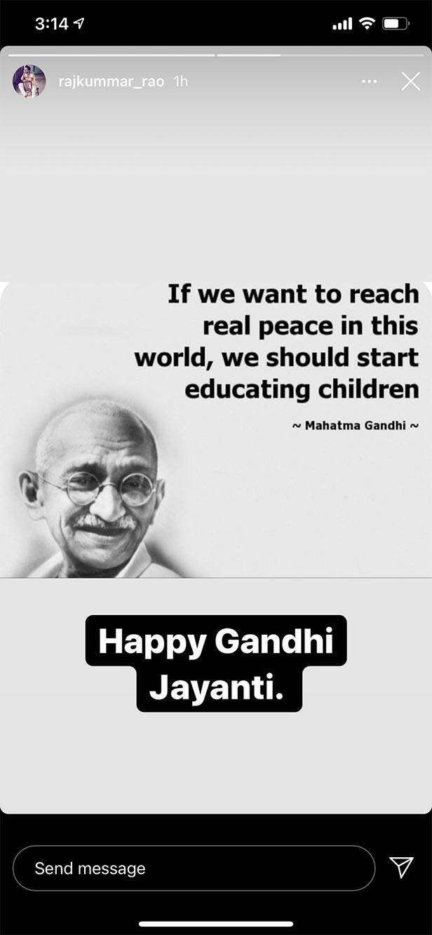 Bollywood Mahatma Gandhi