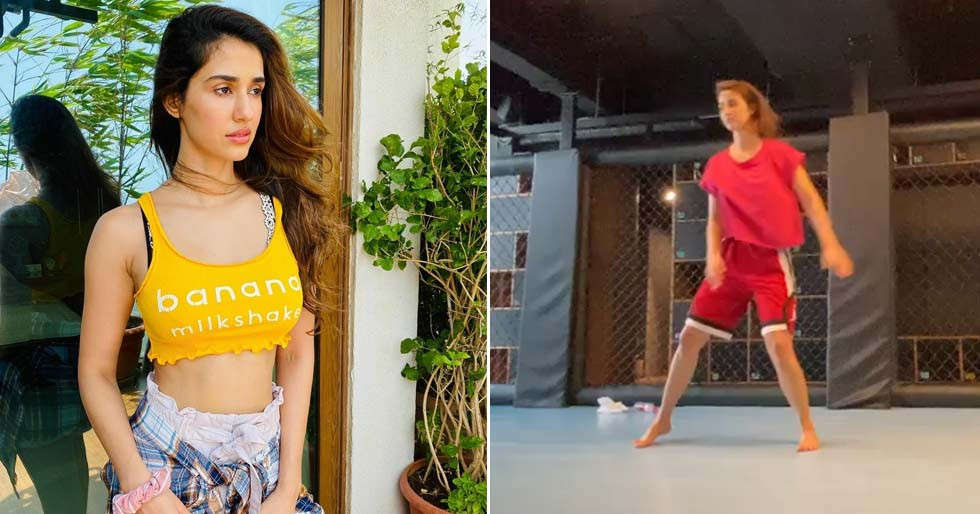 Disha Patani S Perfect Butterfly Kick Shows Her Dedication For Fitness