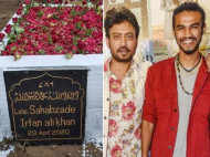Irrfan Khan’s son Babil Khan shares a picture of the late actor’s grave