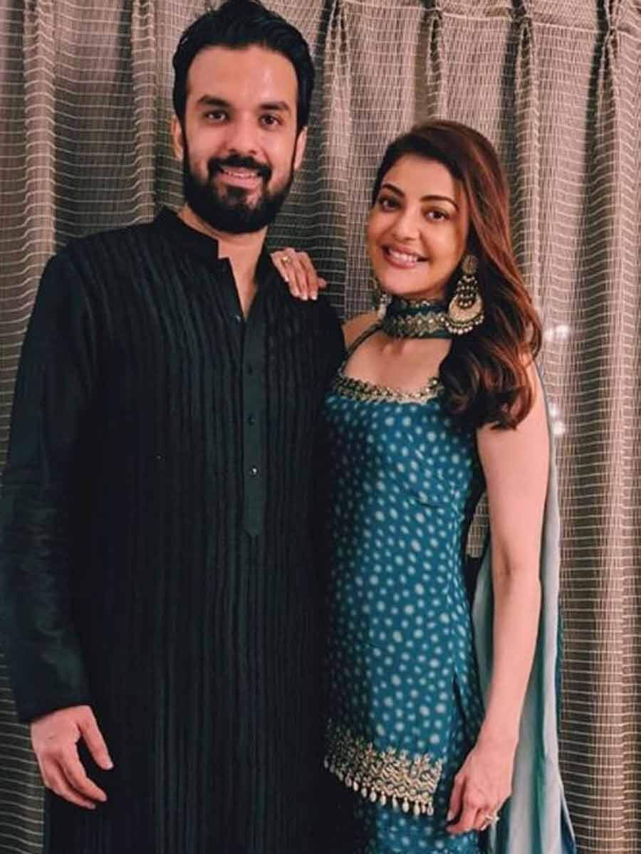This cute picture of Kajal Aggarwal from her haldi ceremony is going viral 2 Kajal Aggarwal