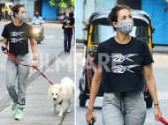 Malaika Arora clicked taking a walk in the city to stay fit