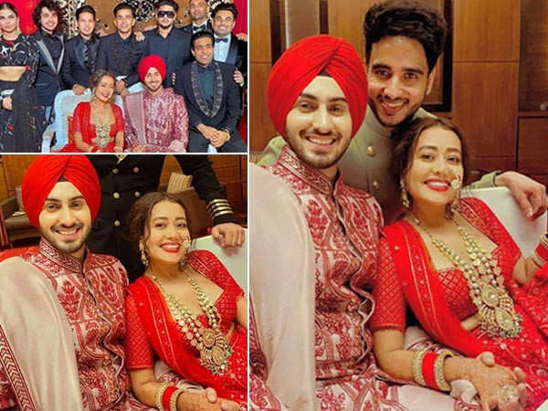 Neha Kakkar Wedding Pics - Neha Kakkar is ecstatic on a post-wedding