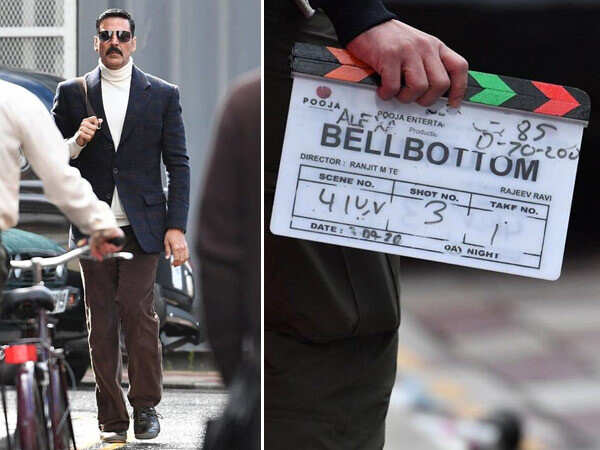 Akshay Kumar Snapped on the Sets of Bell Bottom in Scotland