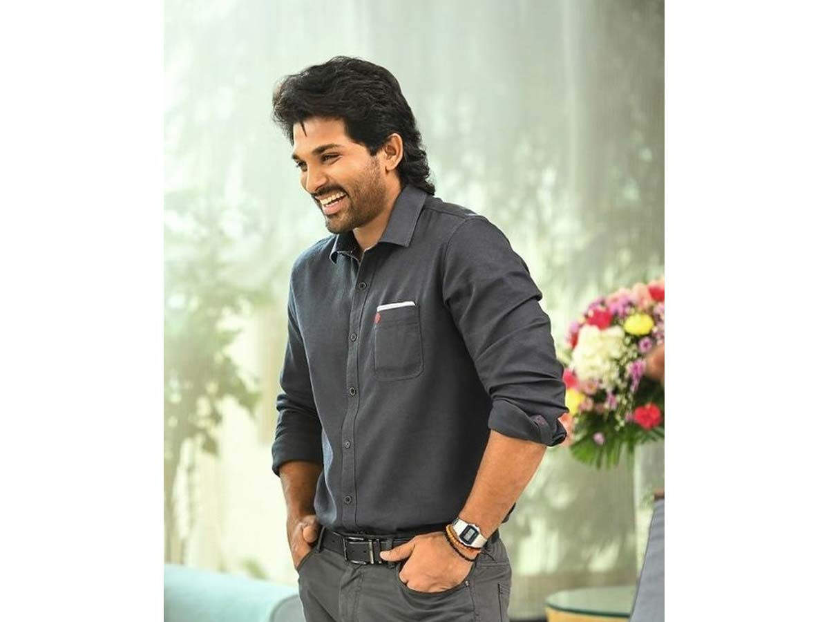 Allu arjun black sales shirt