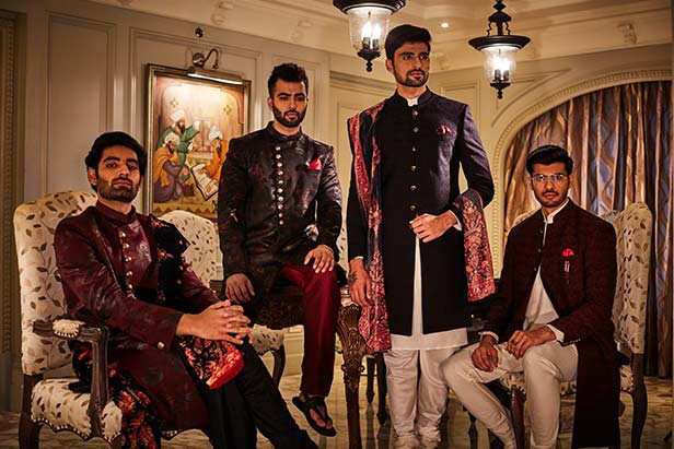 manyavar mohey indo western