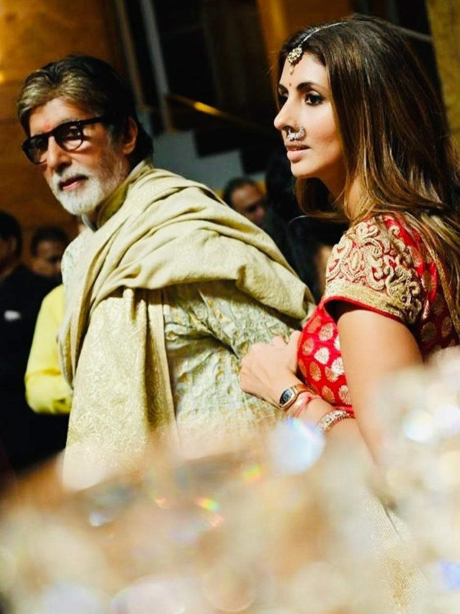 Shweta Bachchan Amitabh Bachchan