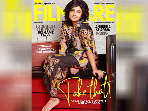 Vidya Balan graces the cover of Filmfare’s September issue