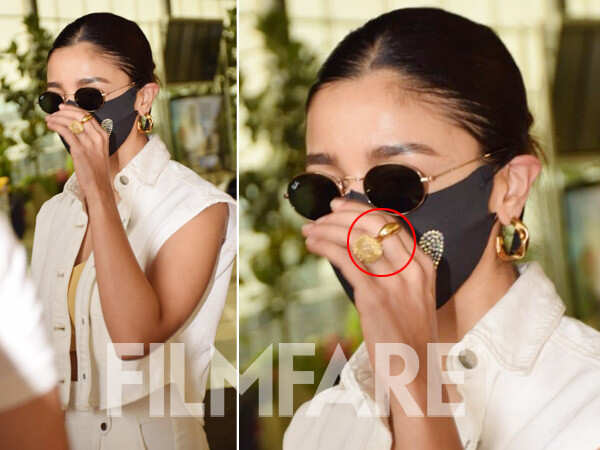 Alia Bhatt flaunts her and Ranbir Kapoor’s lucky number 8 on her ring