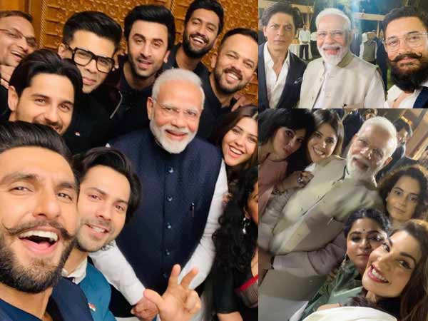 Remembering Prime Minister Narendra Modi’s Epic Moments with Bollywood Stars
