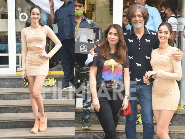 Ananya Panday, Chunky Panday And Bhavana Pandey Come Together For A Special Shoot