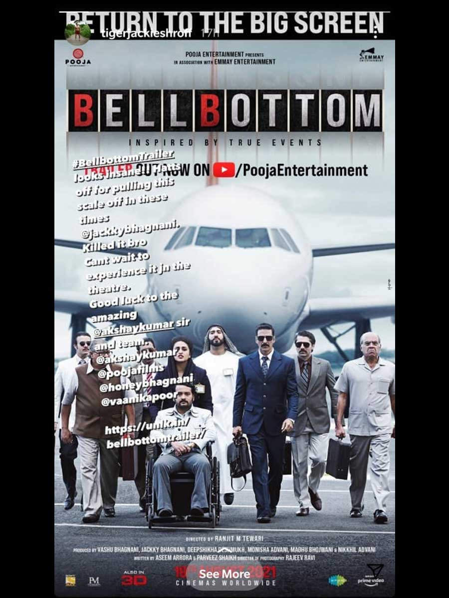 Bollywood Celebs Praise Bell Bottom Producer Jackky Bhagnani For Releasing The Film In Theatres Filmfarecom