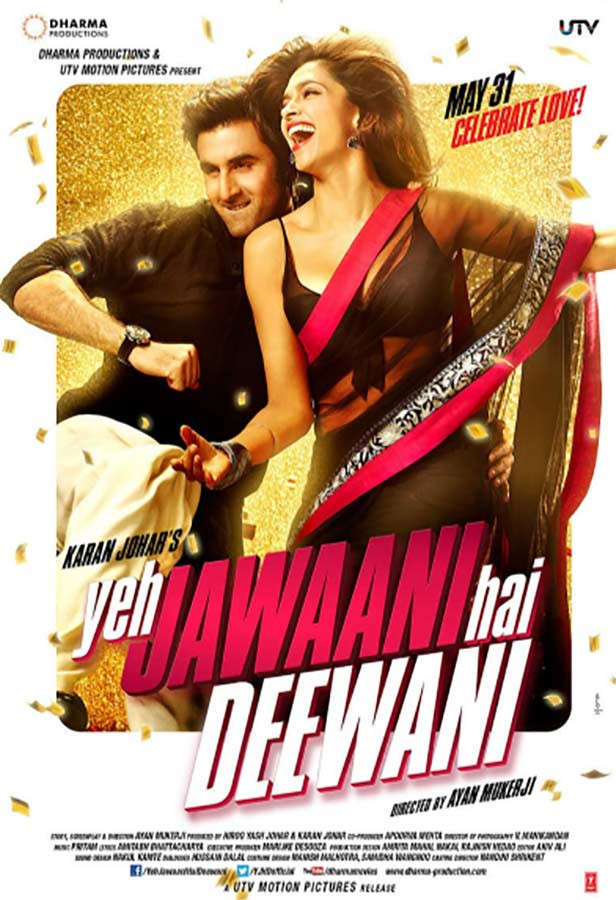 Best Rom-Com Movie : Yeh Jawani Hai Deewani. 