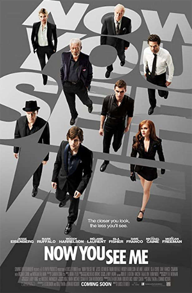 Hollywood Mystery Movies : Now You See Me.