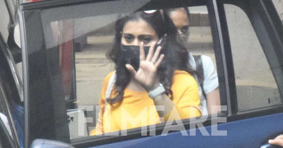 Pictures: Kajol papped in the city today