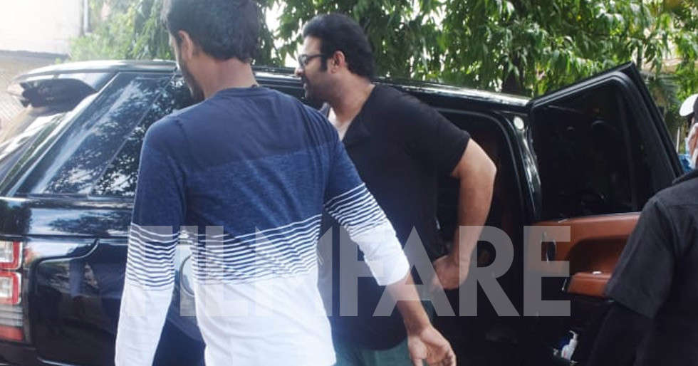 In pictures: Prabhas clicked at a popular studio in the city