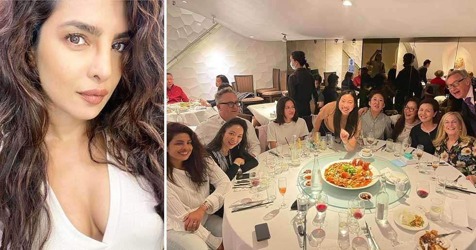 Priyanka Chopra Jonas dines with Marvel’s Shang Chi stars