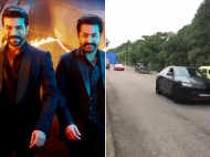 Ram Charan and Jr NTR jet off in their swanky rides post wrapping up RRR