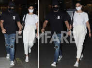 Deepika Padukone and Ranveer Singh clicked at the airport