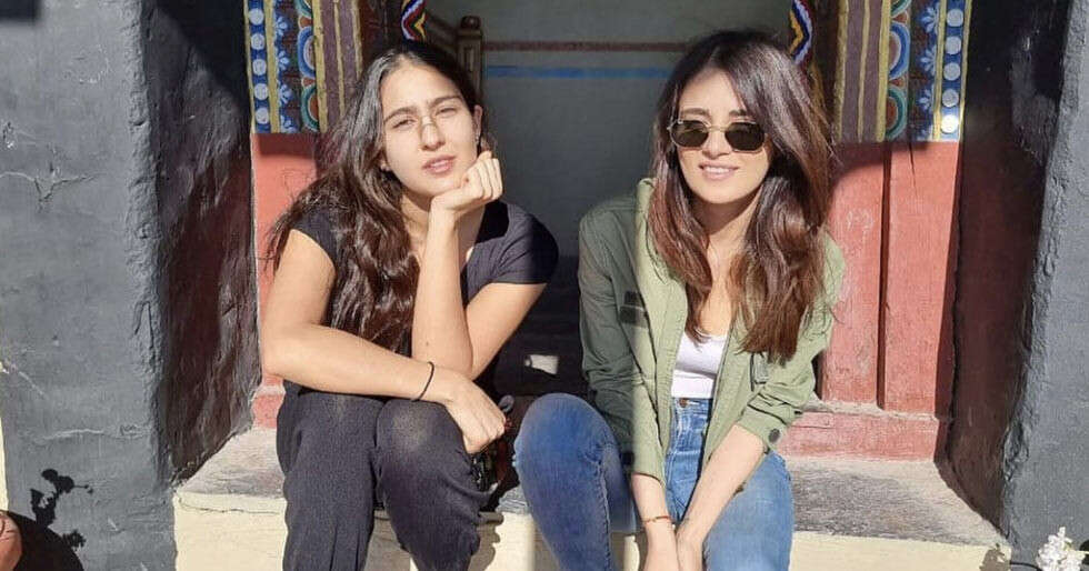 Photos: Sara Ali Khan and Radhika Madan bond in Ladakh | Filmfare.com