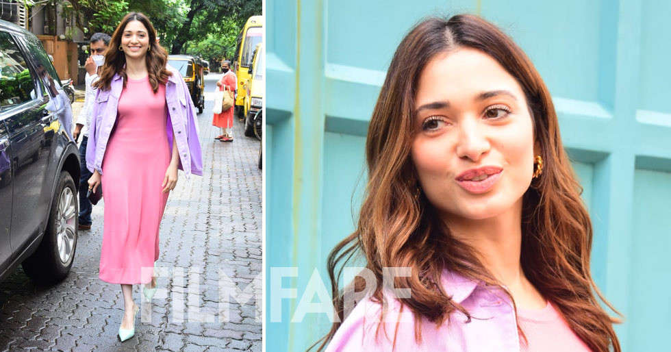 Tamannaah looks stunning as she steps out for a meeting
