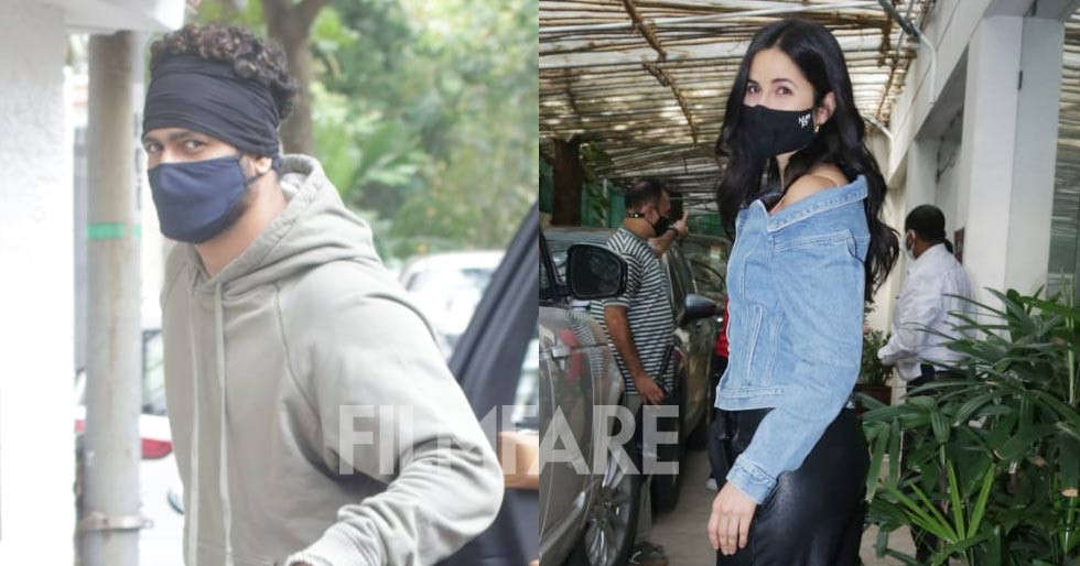 Katrina Kaif and Vicky Kaushal spotted at the special screening of Shershaah