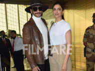 Pictures: Deepika Padukone, Ranveer Singh clicked at the airport