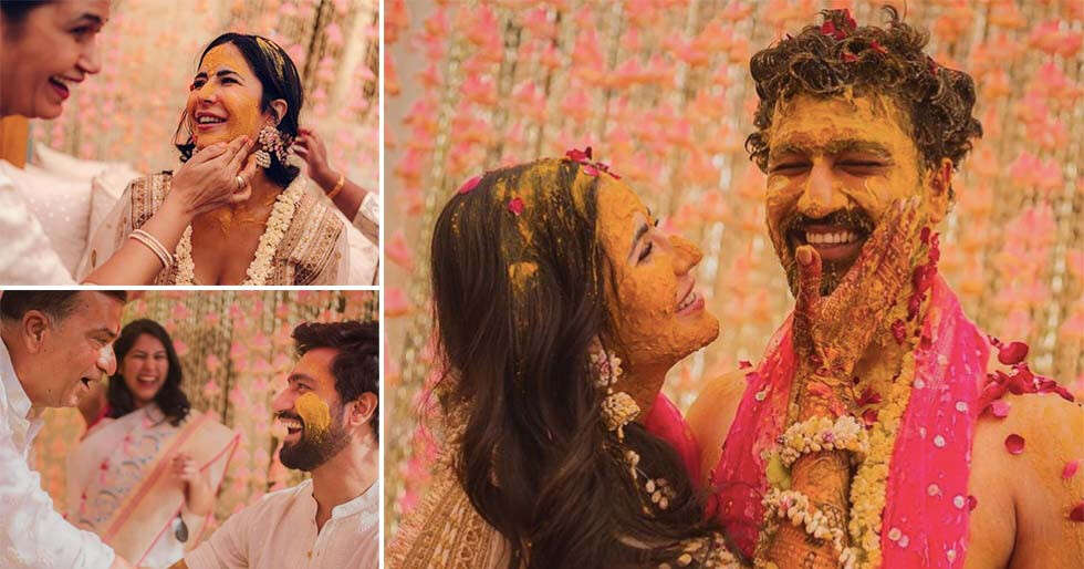 All Photos From Katrina Kaif And Vicky Kaushals Haldi Ceremony Jnews